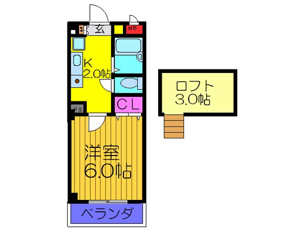 ベレッツァ灰塚の物件間取画像